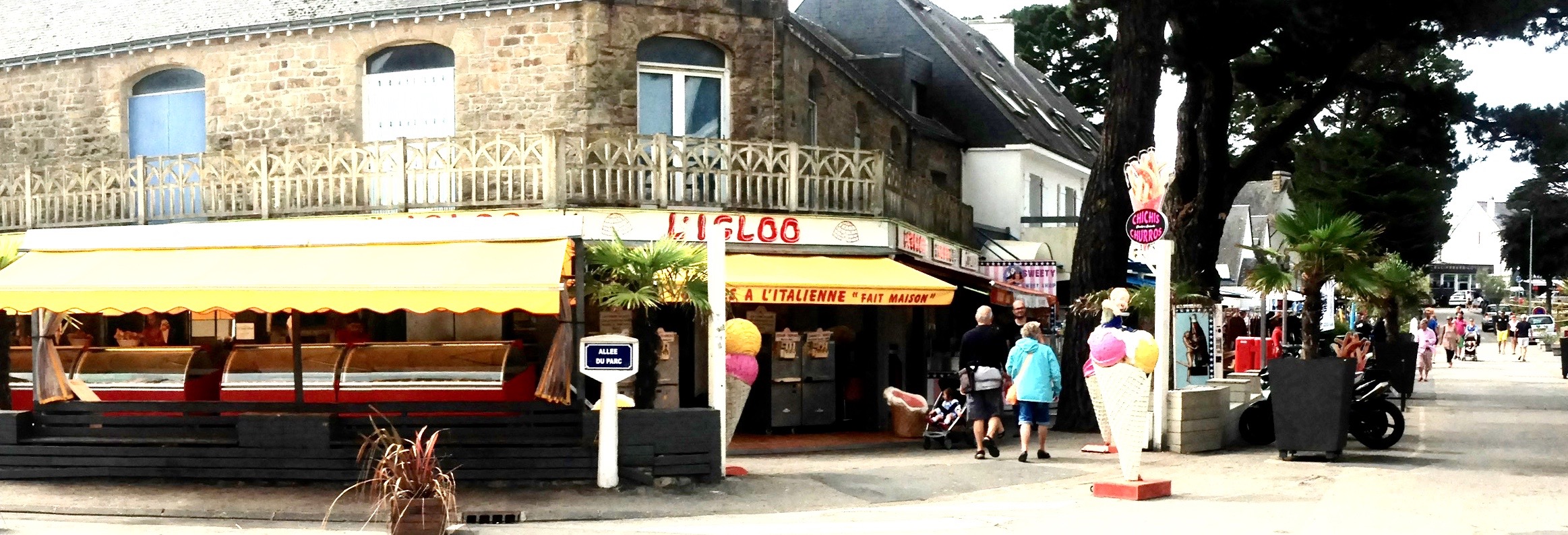 Igloo en plein centre de Carnac !