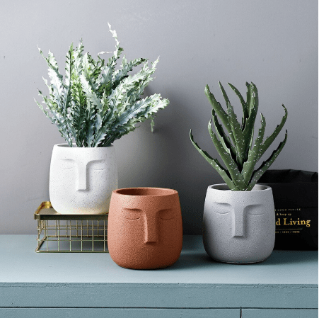 Pourquoi décorer avec un cache-pot visage ?